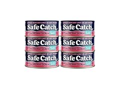 6PK Safe Catch Wild Pacific Pink Salmon Canned