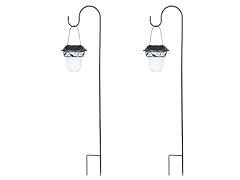 Set of 2 Solar Lights, Leaves