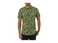 Amazon Essentials Men (XXL) Shirt Green Camo Print