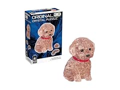 Red Poodle Crystal 3D Puzzle
