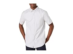 Amazon Essentials Mens SlimFit SS Oxford Shirt