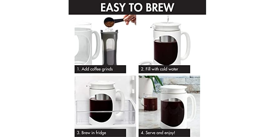 Primula Burke Cold Brew Coffee Maker – Smooth & Rich Flavor - Image 3