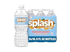 6PK Splash Refresher Flavored Water Bottles