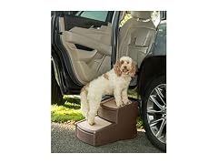 Pet Gear Easy Step II Extra Wide Pet Stairs, Espresso