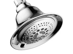 DreamSpa All-Chrome Water Temperature Color-Changing LED Shower Head