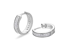 KRKC&CO NS615079 Hoop earrings men