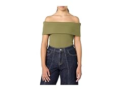 The Drop Women Jan Off Shoulder Knit Top
