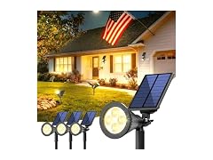JEJOT 4-Pack Solar Spot Lights Focus