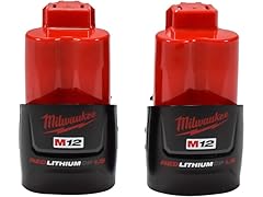 Milwaukee 48-11-2411 M12 1.5Ah Compact Battery 2pk