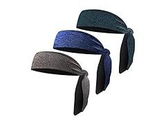 EasYoung Men's Headbands, 3-Pack 