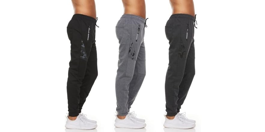 mens nike joggers with zipper pockets