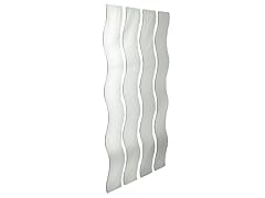Wavy Strip Wall Mounted Mirror