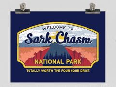 Welcome To Sarcasm 16" x 20" Matte Poster