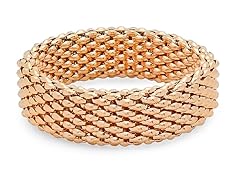 18kRoseGold Plated Italian Link Bracelet