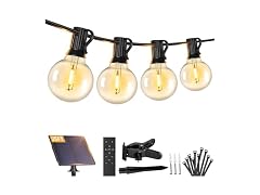 25FT Solar String Lights Outdoor Waterproof, G40