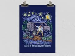 I Live in a Van Gogh 12" x 16" Matte Poster