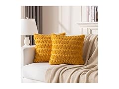 Heart Pillow Covers 18x18 inch Set of 2