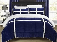 Chloe 7 Piece Sherpa Comforter Set