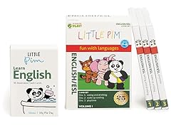 Little Pim English Vol 1- 3 Pack DVD Set and Flashcards