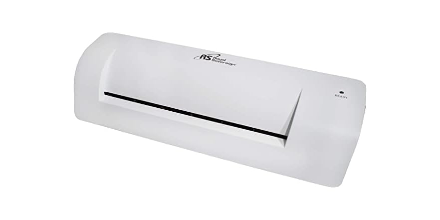 Royal Sovereign 9-Inch Glass Top Laminator - Hot & Cold Pouch Laminating Machine