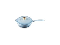 Le Creuset  Cast Iron Holly Collection Traditional Saucier, 2.25 qt.