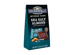 Ghirardelli Dark Sea Salt Almond Squares