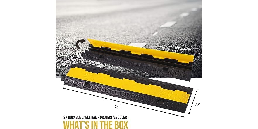 Outdoor Ramp Cover Durable Cable Ramp Protective Cover - 2