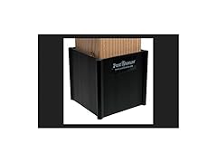 Post Shields Blk 4x4 4"