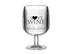 Acrylic Wine Glasses, 4-Pack