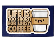 "Lousy Coffee" 3' x 2' Rug
