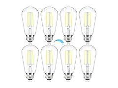 Brightever Edison Light Bulbs 60W Equivalent, 8PK
