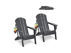 VEVOR Adirondack Chair Plastic, Set of