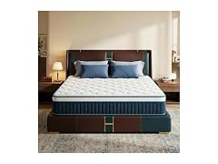 Mutesleep 14 Inch King Memory Foam Mattress, Medium Firm