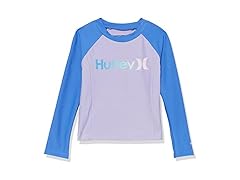 Hurley Girls (S & 6X) Rash Guard Shirt