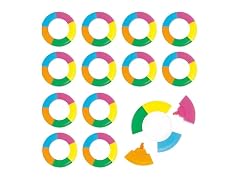 Fun Express Diam. 5-Color Round-Shaped Sets