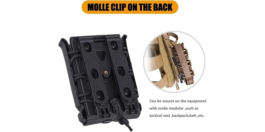 Pochette Mag Molle Pochette de magazine tactique à triple élasticité à