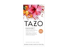 20Ct TAZO Passion Herbal Tea Bags, Hot or Ice
