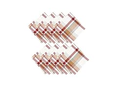 Threadmade Seneca Plaid Harvest Cotton Napkins, Set of 8