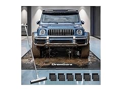 DremGara 7'9" x 16' Heavy-Duty Garage Floor Mat - 610GSM Commercial-Grade PVC Containment Mat with 1.2" Raised Edges to Trap Water, Mud, Snow & Oil, Waterproof Garage Floor Mat for Cars, Non-Slip (Open Box)
