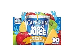 10CT Capri Sun Mango Pineapple Flavored 100% Juice