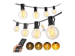 Brightown 100Ft Outdoor String Lights with Remote