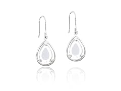 Sterling Silver CZ Earring