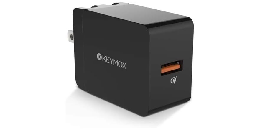 Keymox QC3.0 18W USB-A Wall Charger