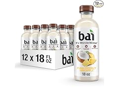 Bai Coconut Pineapple Water 18 oz 12 Pack