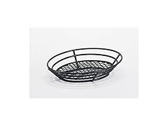 G.E.T. 4-38808 8" x 6" Oval Basket, Black