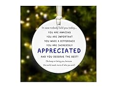 KAPJHRX Thank You Christmas Ornaments