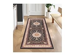Superior 2'7"x6' Classic Floral Medallion Indoor Area Rug