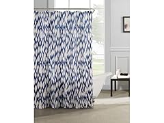 Caitlin Cotton-Satin Fabric Shower Curtain
