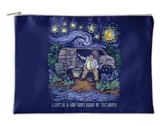 I Live in a Van Gogh Accessory Pouch