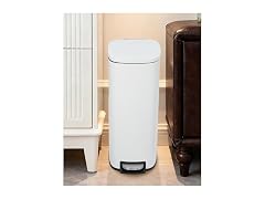 13.2 Gal/50L Kitchen Trash Can White